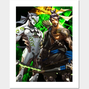 Hanzo & Genji Posters and Art